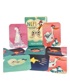 Memorice de « Nefi, la nube que quería hacer llover »