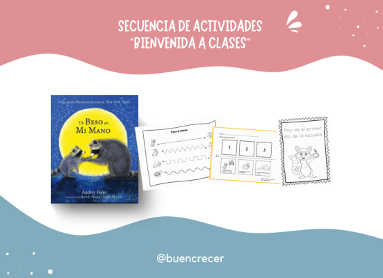 Secuencia didáctica-Actividades de vuelta a clases 'Un beso en mi mano' 1º básico