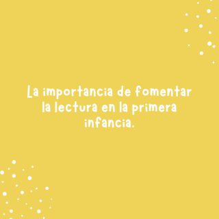 Fomentar la lectura en la primera infancia no es MODA, es de suma importancia debido a los múltiples beneficios que conlleva para el desarrollo integral de los niños y niñas.

Desliza para leer ➡️

 #librosinfantiles #CreciendoConLibros #LecturaInfantil #PequeñosLectores #buencrecer